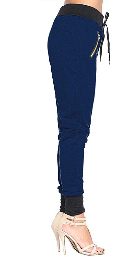 Solid Color Zipper Pockets Cuffed Jogger Pants – COTTON KITTY