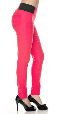 Coral Ponte Leggings