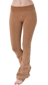 T-Party Basic Mineral Wash Foldover Yoga Pants