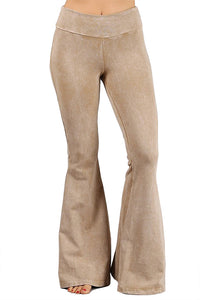 Women's T-Party Rhinestone Embellished Bell Bottom Yoga Pants – COTTON KITTY