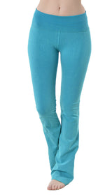 T-Party Basic Mineral Wash Foldover Yoga Pants